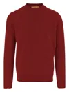 Guest In Residence Allday Crew Cashmere Sweater In Burgundy