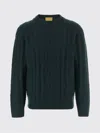 Guest In Residence Cashmere Sweater With Cable Knit In Green