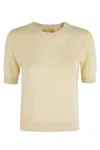 Guest In Residence Sweater Tee In Neutral
