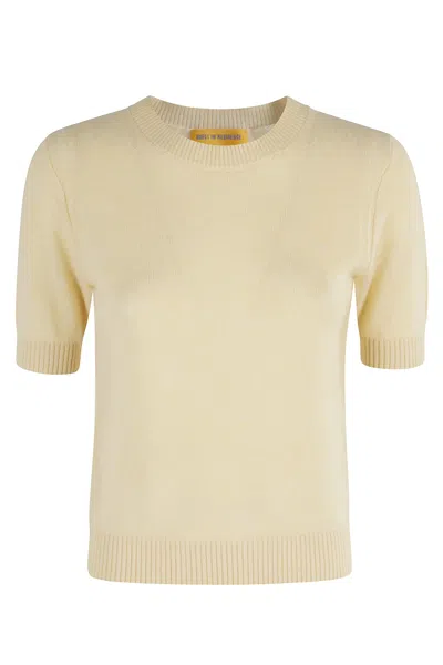 Guest In Residence Sweater Tee In Neutral