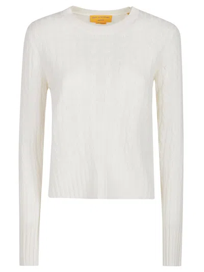 Guest In Residence Sweater In White