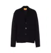 Guest In Residence Womens Black Everywear V-neck Cashmere Cardigan In Black