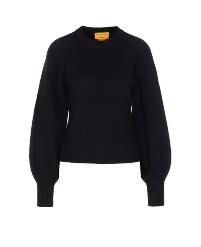 Guest In Residence Raglan-sleeve Cashmere Sweater In Black