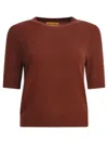 Guest In Residence T-shirts Brown In Brown