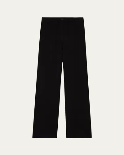 Guest In Residence Tailored Cashmere-blend Pants In Black
