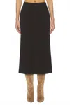 Guest In Residence Tailored Cashmere Skirt In Burnt Cocoa In Multi