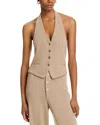 Guest In Residence Halterneck Vest In Brown