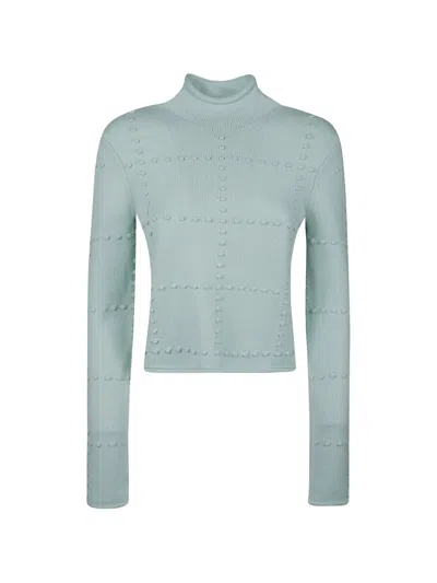 Guest In Residence Textured Sweater In Blue