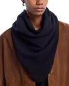 Guest In Residence The Bandana Cashmere Wrap In Blue