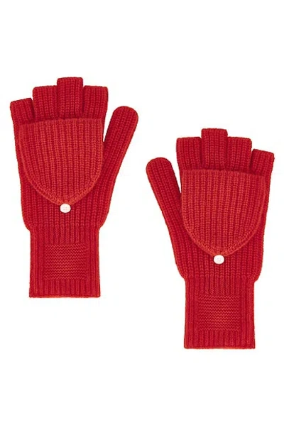 Guest In Residence The Mitts Ribbed Cashmere Gloves In Gold
