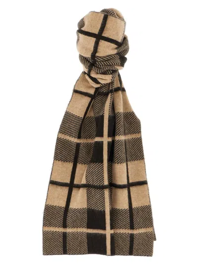 Guest In Residence The Plaid Big Scarf Scarves And Foulards Beige In Brown