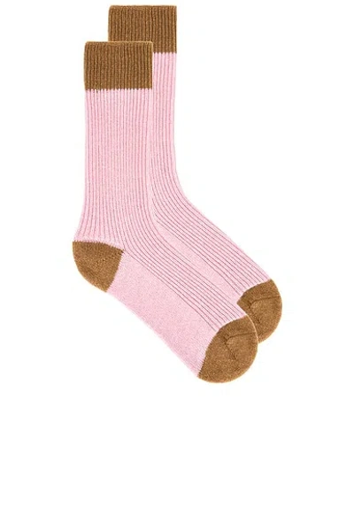 Guest In Residence The Soft Socks In Pink