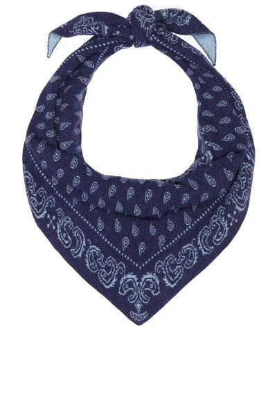 Guest In Residence The Wild Rag Cashmere Scarf In Blue