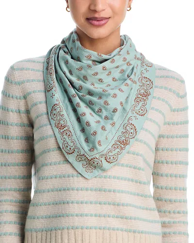 Guest In Residence The Wild Rag Bandana Scarf In Green