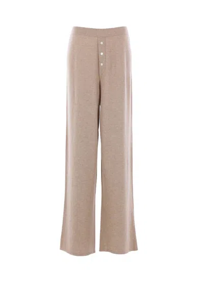 Guest In Residence Everywear Cashmere Knitted Pants In Beige