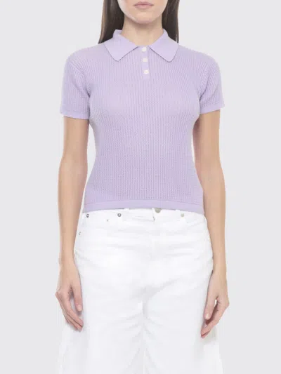 Guest In Residence T-shirt Woman  In Purple