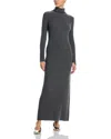 Guest In Residence Turtleneck Maxi Sweater Dress In Charcoal