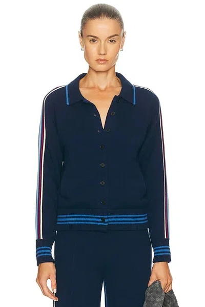 Guest In Residence Varsity Jacket In Blue