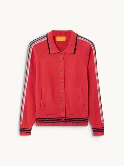 Guest In Residence Varsity Jacket Scarlet L In Red