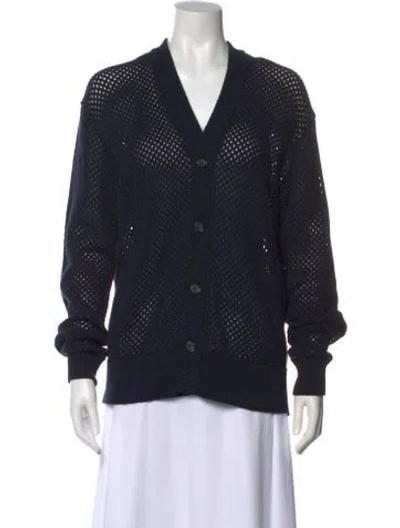 Pre-owned Guest In Residence V-neck Sweater In Multi
