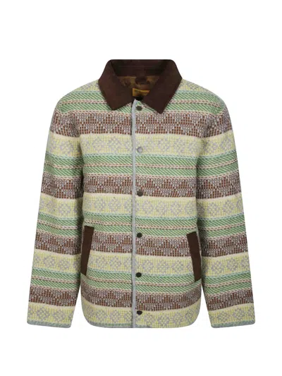 Guest In Residence Western Industry Intarsia-knit Jacket In Multi