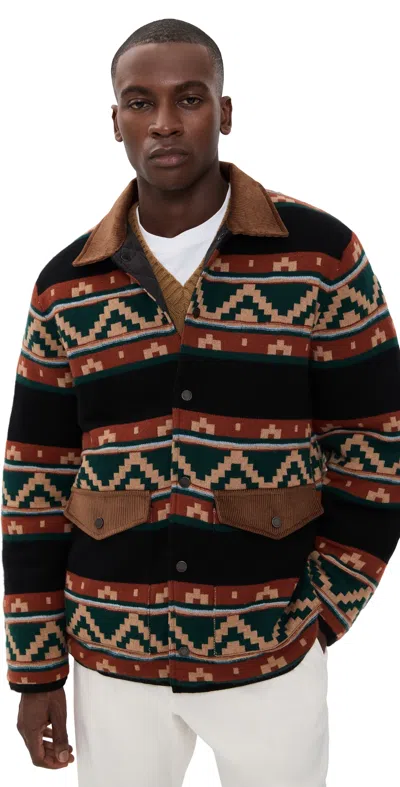 GUEST IN RESIDENCE WESTERN INDUSTRY JACKET BLACK COMBO