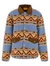 Guest In Residence Western Industry Quilted Wool And Cashmere-blend Jacket In Blue