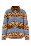 Guest In Residence Western Industry Quilted Wool And Cashmere-blend Jacket In Blue
