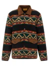 Guest In Residence Western Industry Quilted Wool And Cashmere-blend Jacket In Multi