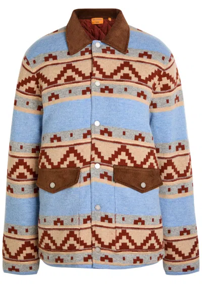 GUEST IN RESIDENCE GUEST IN RESIDENCE WESTERN INDUSTRY QUILTED WOOL AND CASHMERE-BLEND JACKET