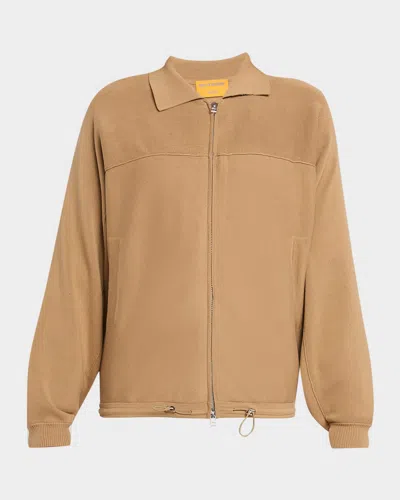 Guest In Residence Windbreaker Knit Jacket In Nude