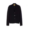 Guest In Residence Womens Black Everywear V-neck Cashmere Cardigan In Black
