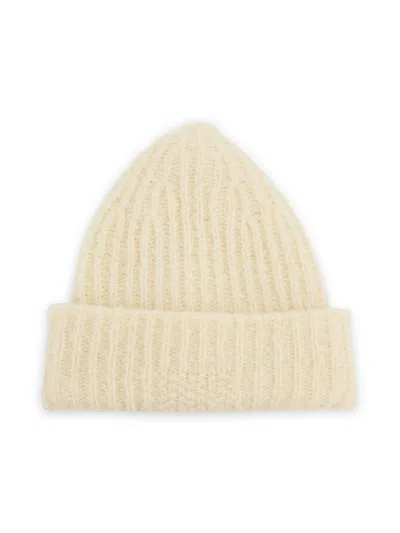 Guest In Residence Women's Cloud Ribbed Wool Beanie In Metallic