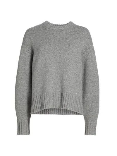 Guest In Residence Cozy Cashmere Crewneck Sweater In Gray
