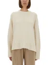 Guest In Residence Relaxed Fit Cashmere Crew Shirt In Neutral