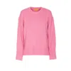 Guest In Residence Cozy Cashmere Sweater In Pink