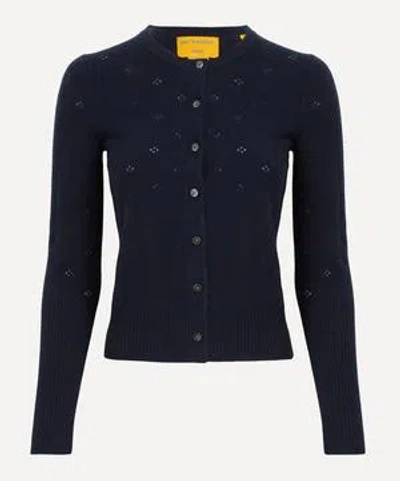 Guest In Residence Women's Jane Pointelle Cashmere Cardigan