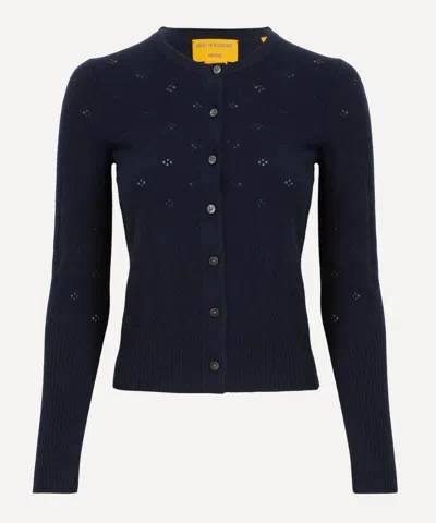 Guest In Residence Women's Jane Pointelle Cashmere Cardigan