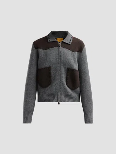 Guest In Residence Minimal Knit Jacket In Black