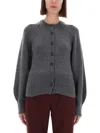 Guest In Residence "sculpted" Cardigan In Gray