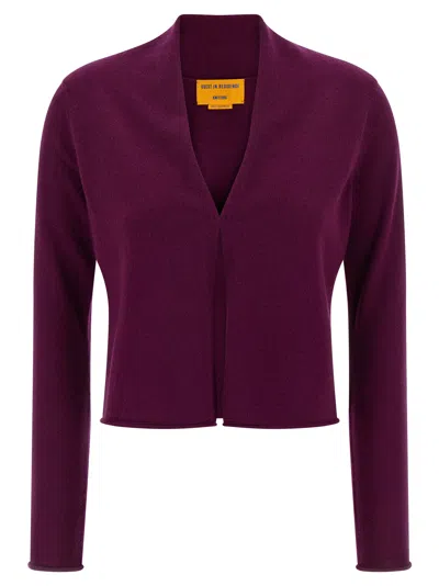 Guest In Residence Women 'stealth' Cardigan In Purple