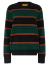 Guest In Residence Striped Crew-neck Sweater In Multi