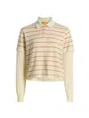 Guest In Residence Layered Striped Cashmere Rugby Jumper In Neutral