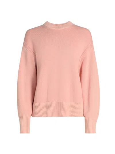 Guest In Residence Women's Sunwash Cotton-cashmere Crewneck Sweater In Pink