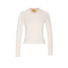 Guest In Residence Crew-neck Cashmere Sweater In White