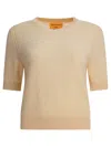 Guest In Residence T-shirts Yellow In Neutral