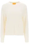 Guest In Residence Cashmere Crewneck Pullover In White