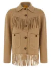 Guest In Residence Women 'western Fringe' Jacket In White