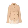 Guest In Residence Women Western Fringed Jacket In Neutral