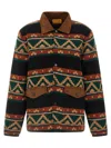 Guest In Residence Western Industry Quilted Wool And Cashmere-blend Jacket In Multi